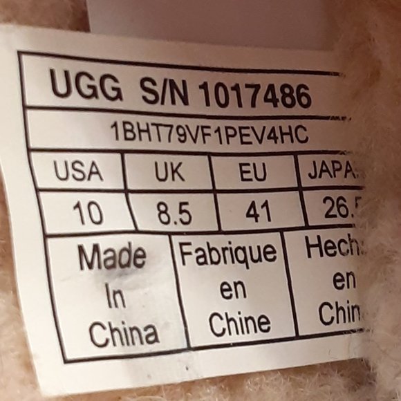 UGG women's 'Aldon' black leather & sheep wool lined moto motorcycle boots sz 10 - Picture 11 of 13